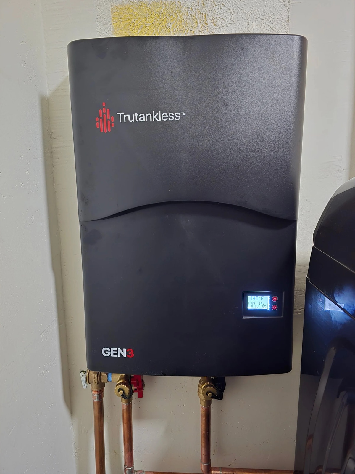 Trutankless GEN 3 electric tankless water heater installed in a Phoenix home